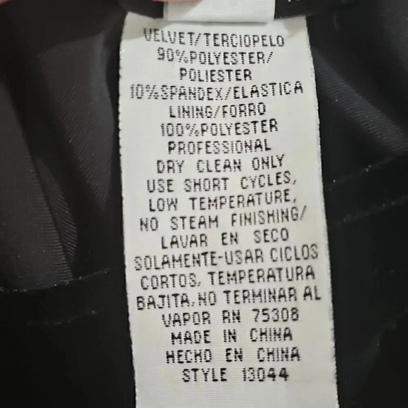 Niki by Niki Livas Velvet Maxi Dress Black Size 14 - Picture 4 of 7